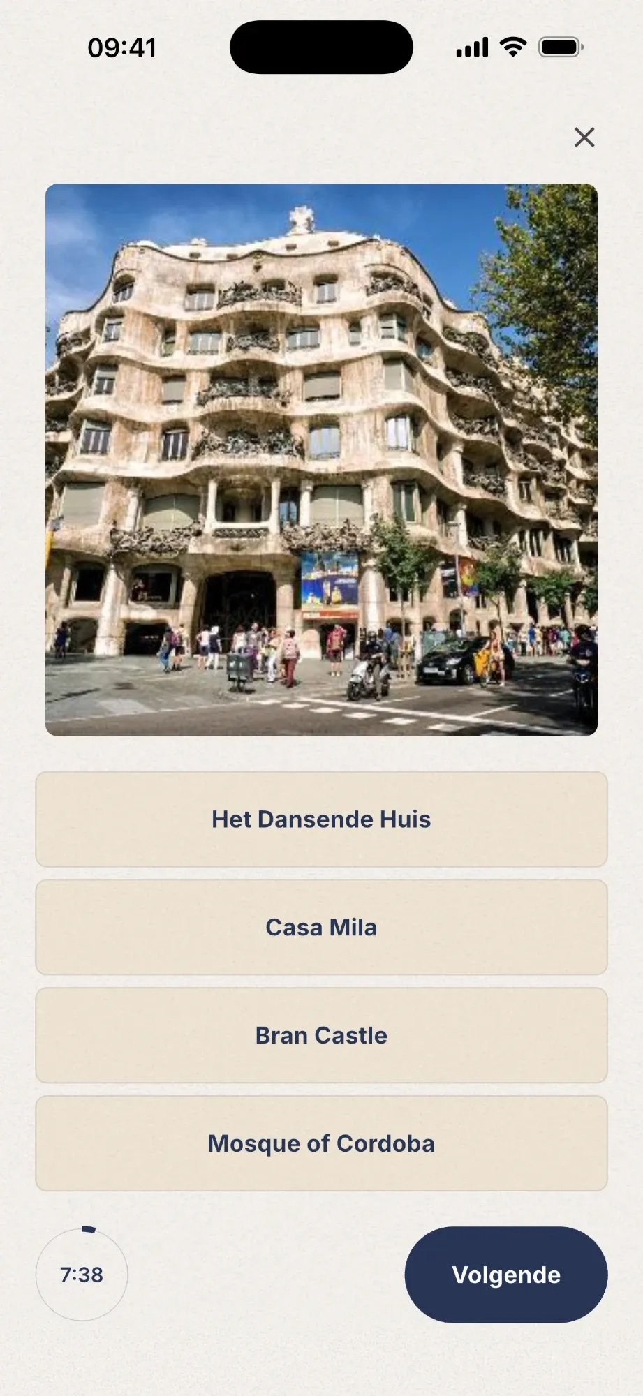 De geheugentest in de Remind app.