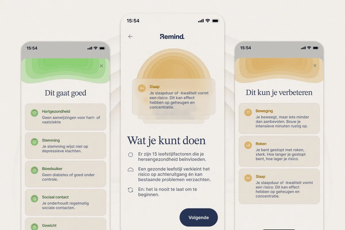 Gerichte tips en adviezen in de Remind app
